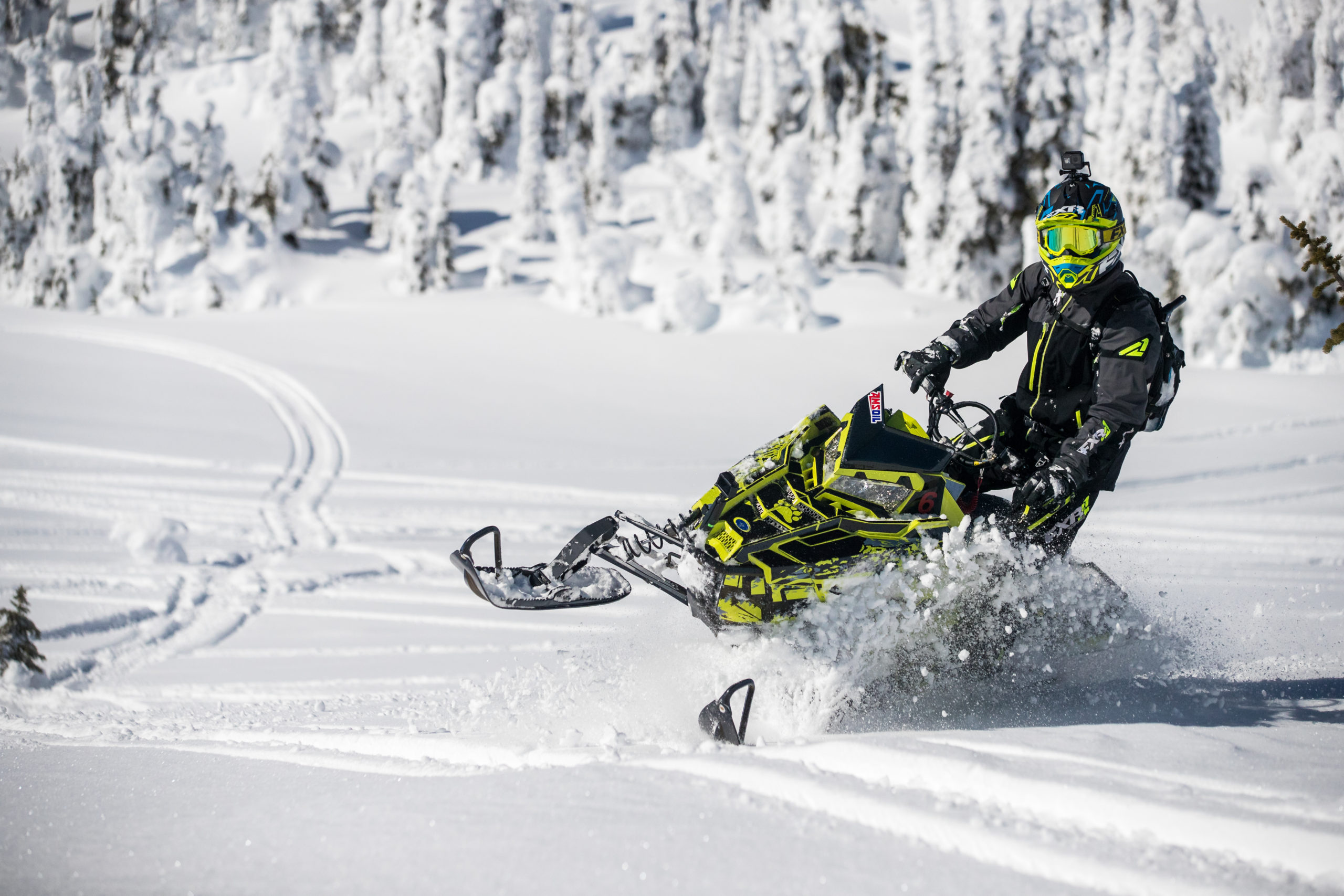 Picture of a snowmobiler